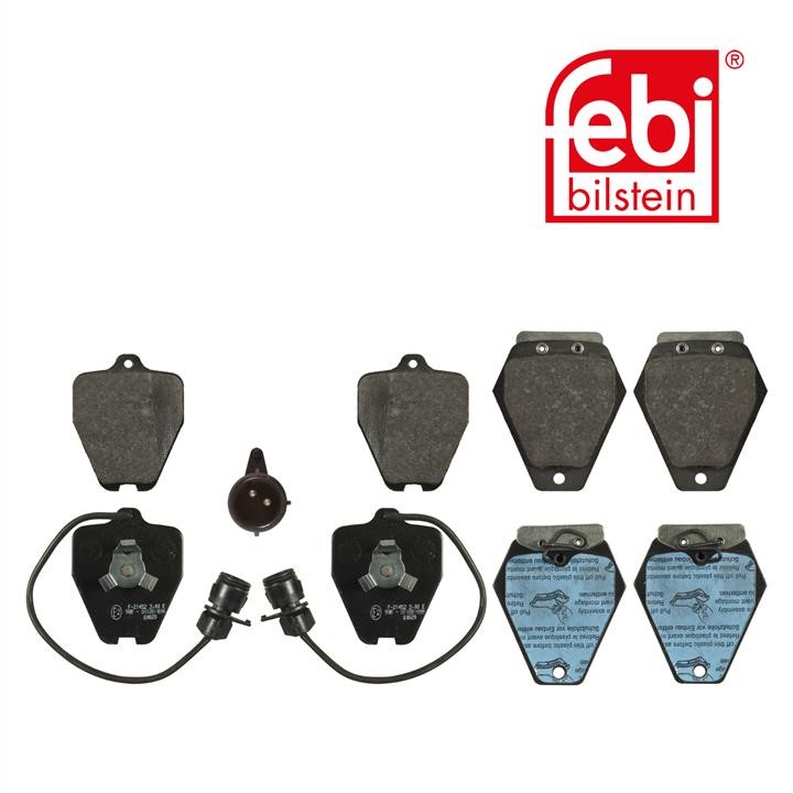 Brake pad set febi 16762