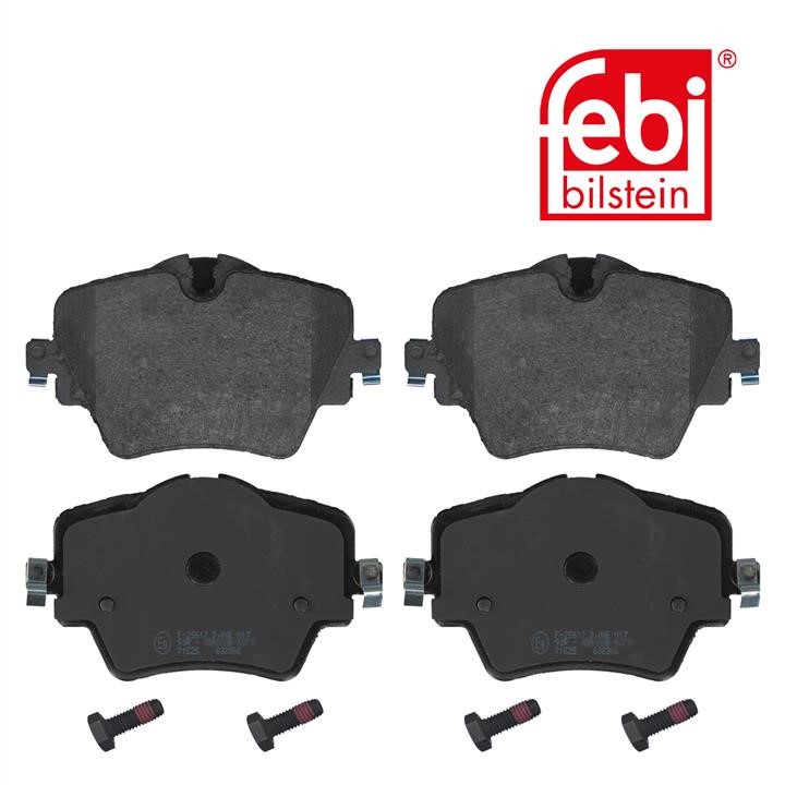 Front disc brake pads, set febi 16908