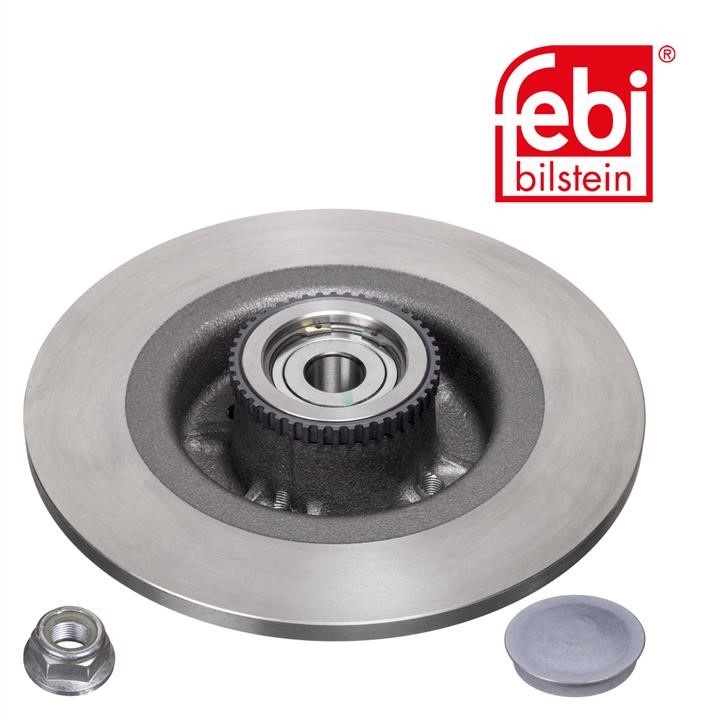 Rear solid brake disc febi 24290