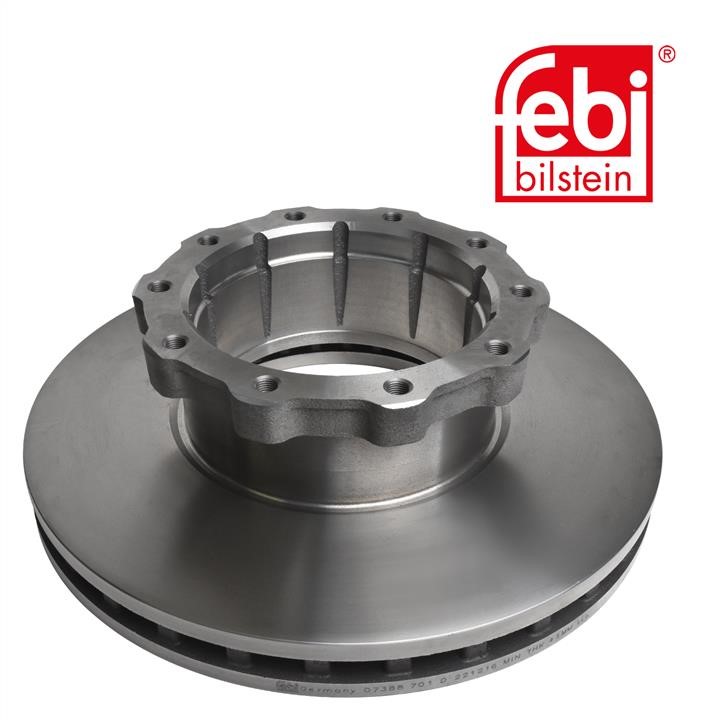 Brake disc febi 07388