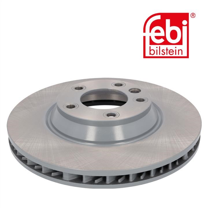 Front vented brake disc febi 26649