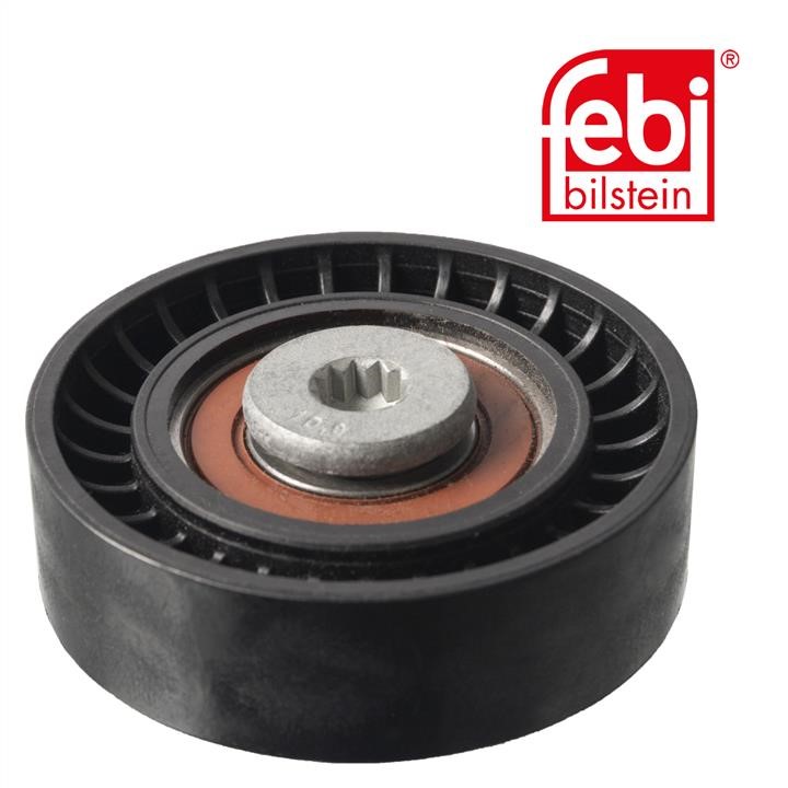 Deflection/guide pulley, v-ribbed belt febi 170296