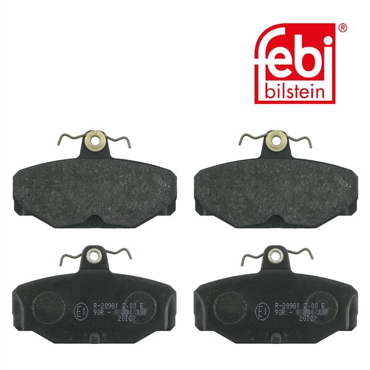 Brake pad set febi 16169
