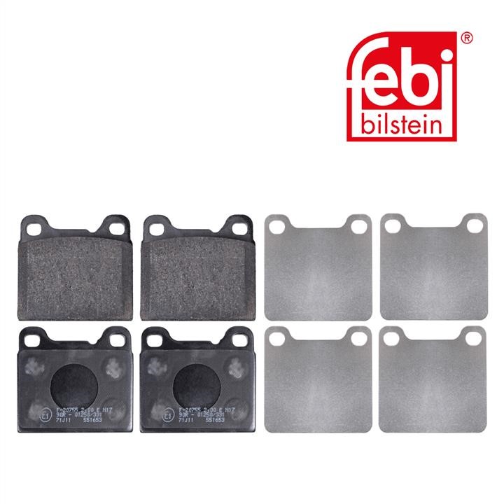Brake pad set febi 16231