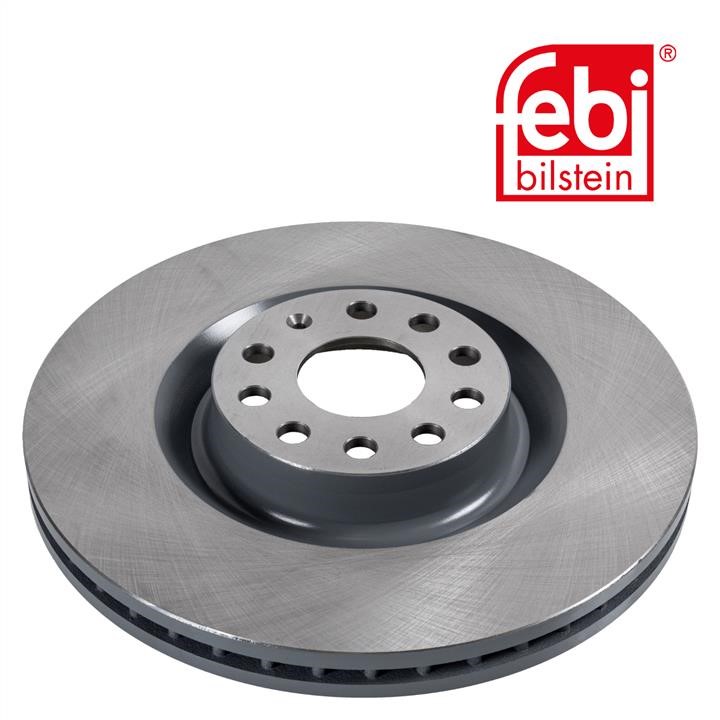 Front vented brake disc febi 34254