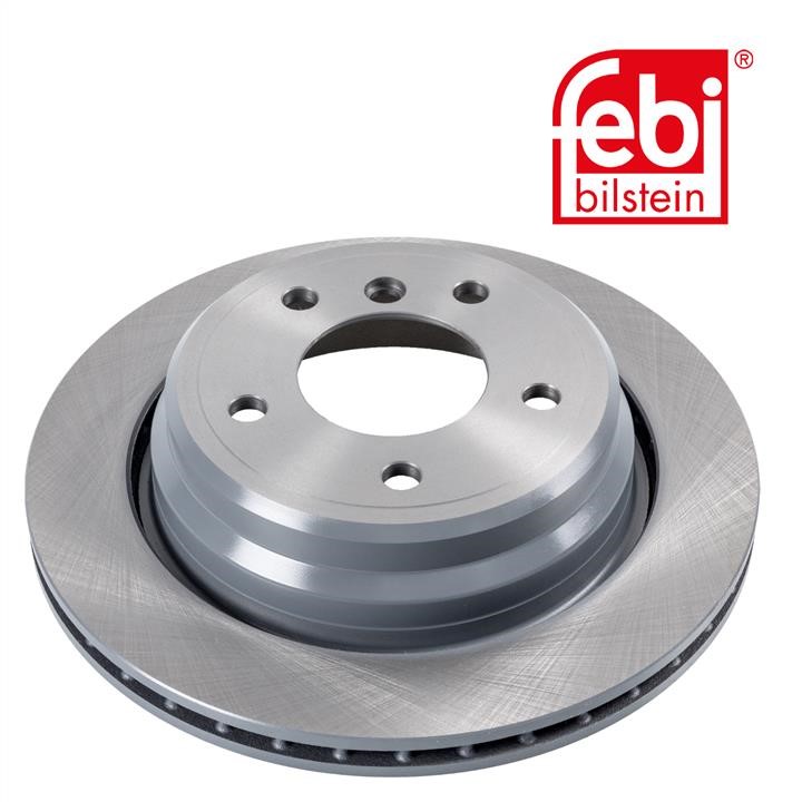 Rear vented brake disc febi 17162