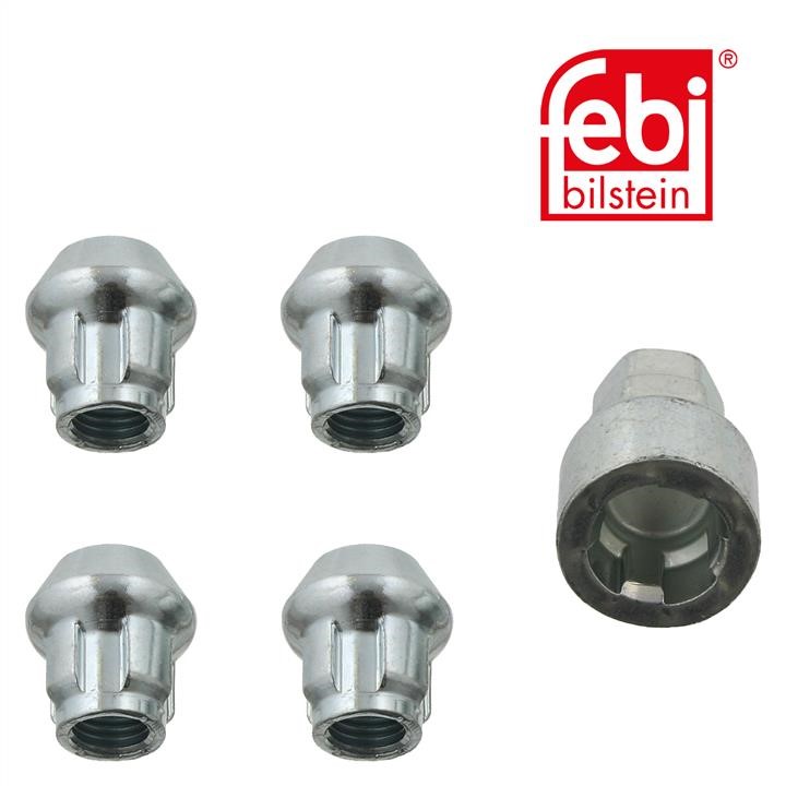 Secret Bolt for Wheel, set (4 bolts &amp;amp;amp; key) febi 27057