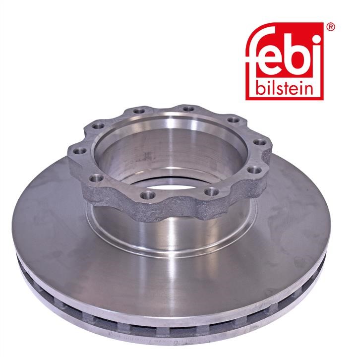 Front vented brake disc febi 07303