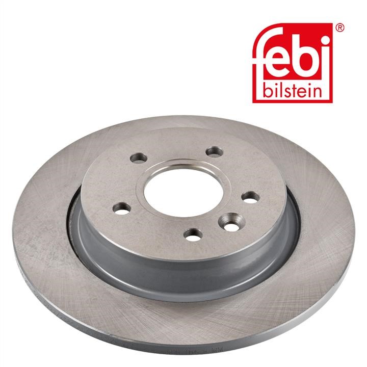 Rear solid brake disc febi 105714