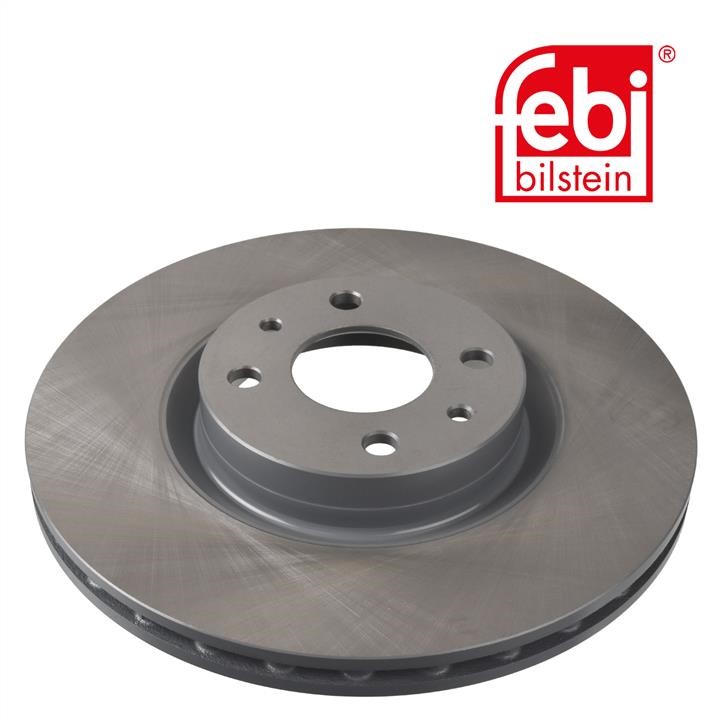 Front vented brake disc febi 18546