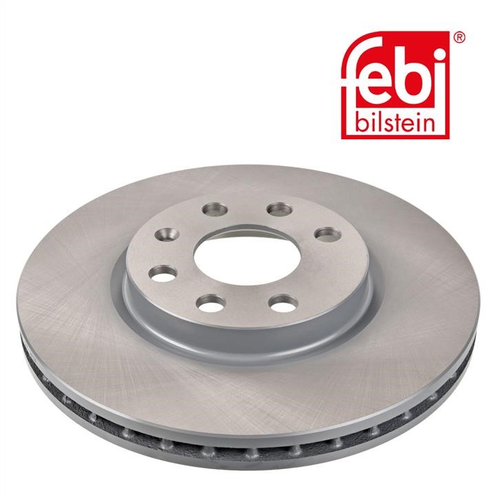 Front vented brake disc febi 19509