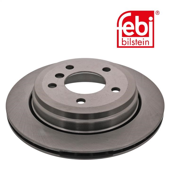 Rear vented brake disc febi 43857