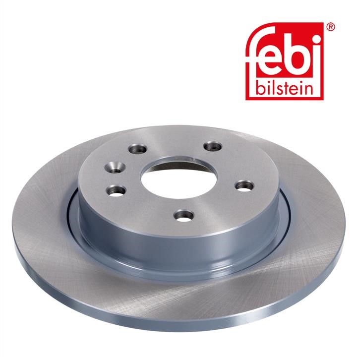Rear solid brake disc febi 39185