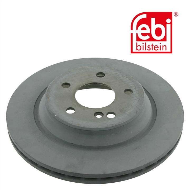 Rear vented brake disc febi 23177