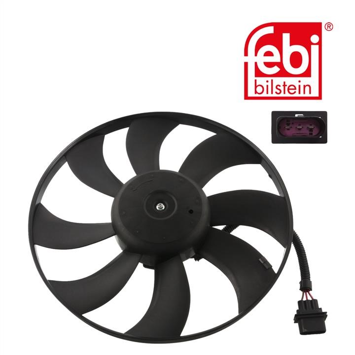 Hub, engine cooling fan wheel febi 46564