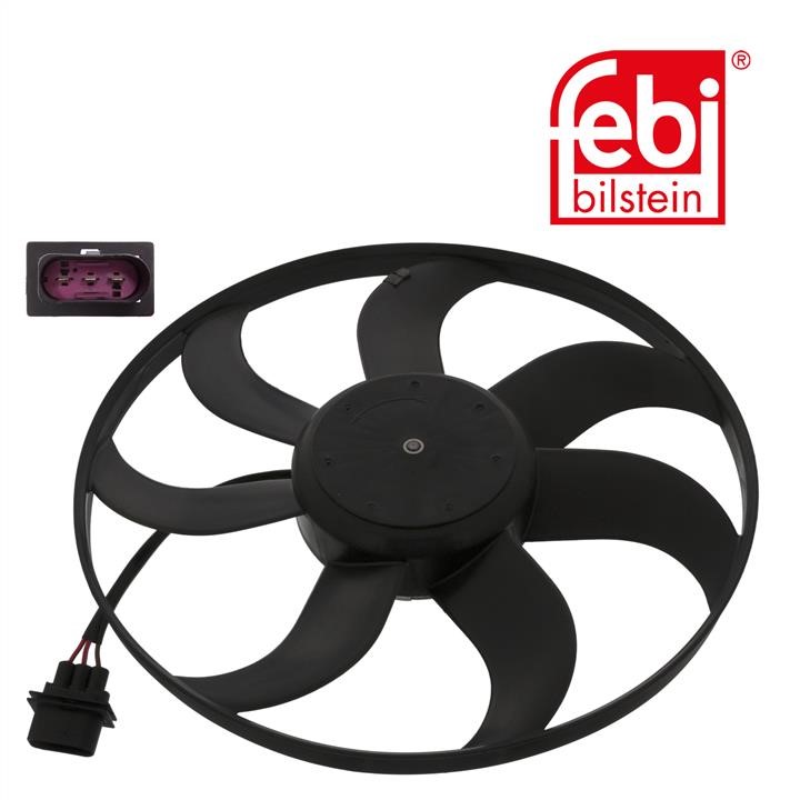 Hub, engine cooling fan wheel febi 46565