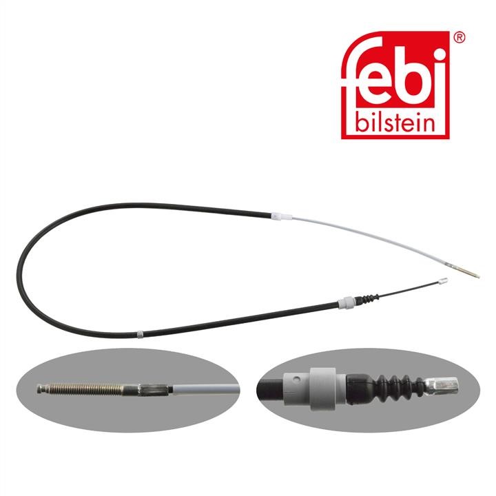 Handbrake cable febi 27154