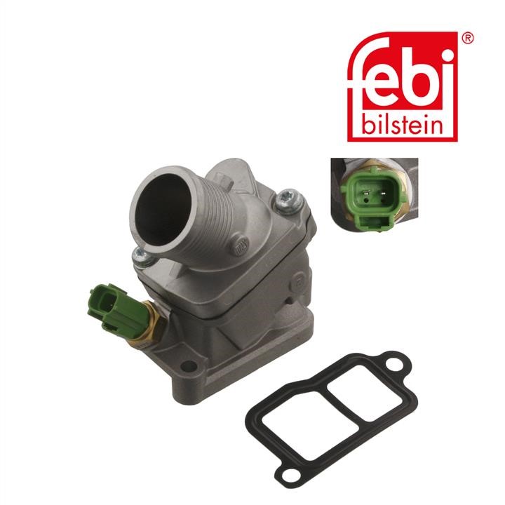 Coolant thermostat febi 34850