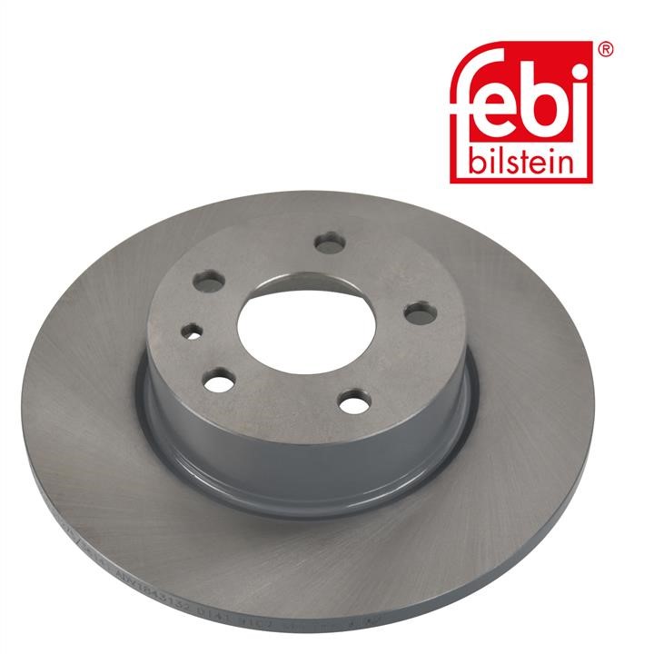 Rear solid brake disc febi 14079