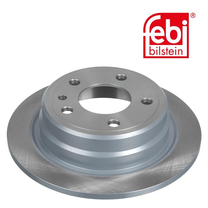 Rear solid brake disc febi 04092