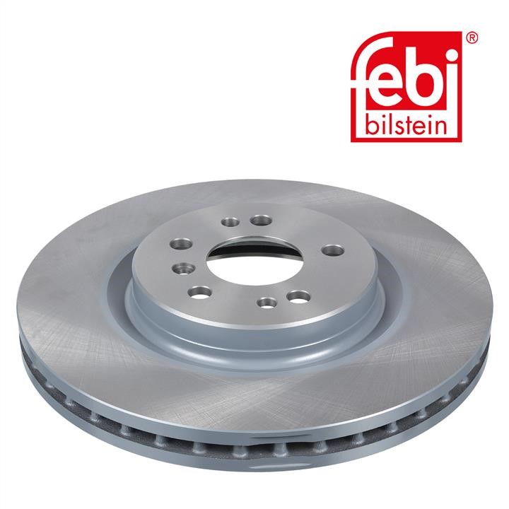 Front vented brake disc febi 24743
