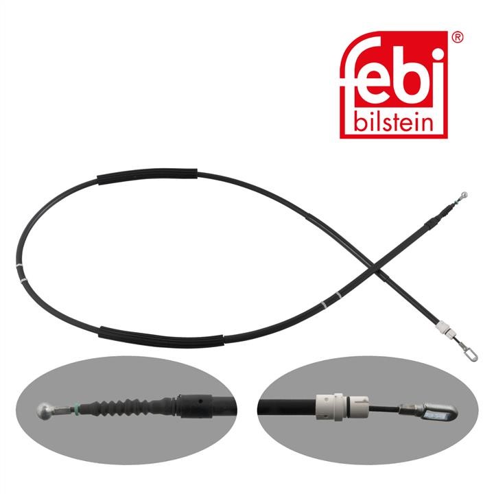Hand brake cable febi 100563