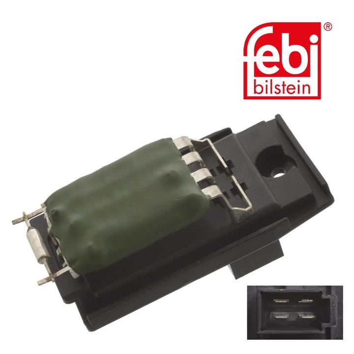 Fan motor resistor febi 45415