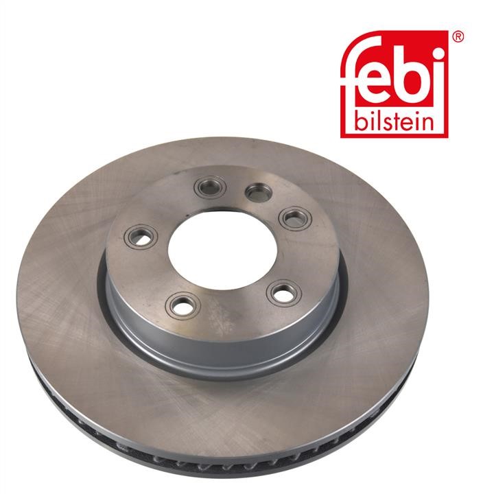 Front vented brake disc febi 33165