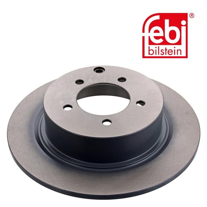 Rear solid brake disc febi 44056