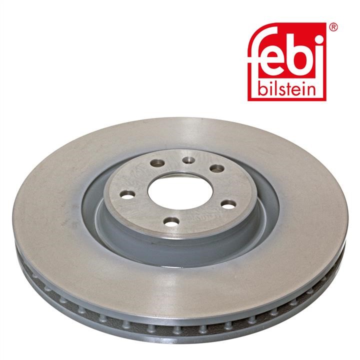 Front vented brake disc febi 44107