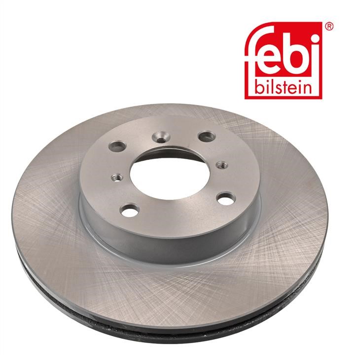 Front vented brake disc febi 26046