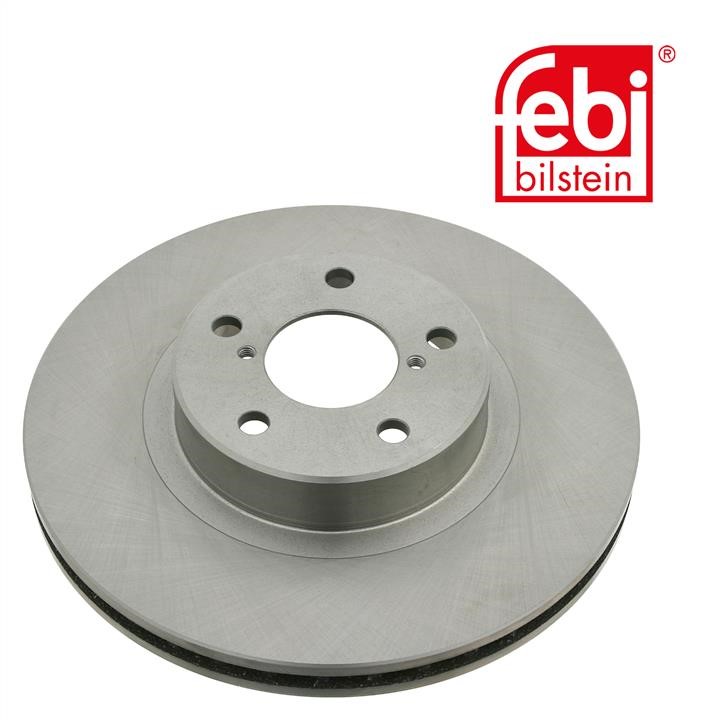 Front vented brake disc febi 26049
