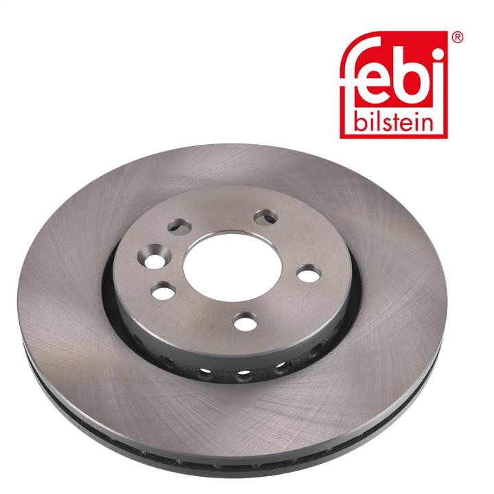 Front vented brake disc febi 17963