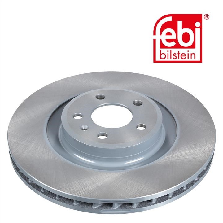 Front vented brake disc febi 36236