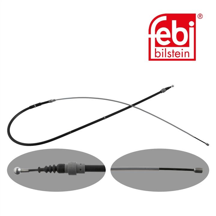 Handbrake cable febi 48308