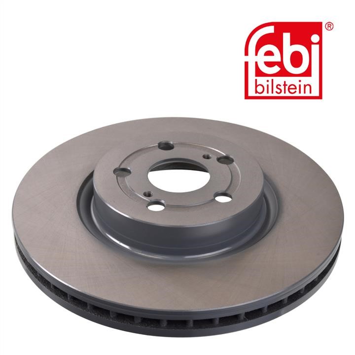 Front vented brake disc febi 27237