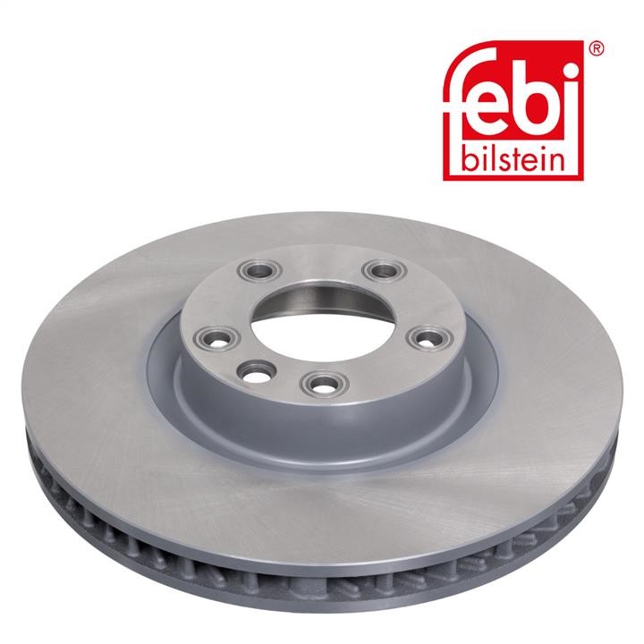 Front vented brake disc febi 44082