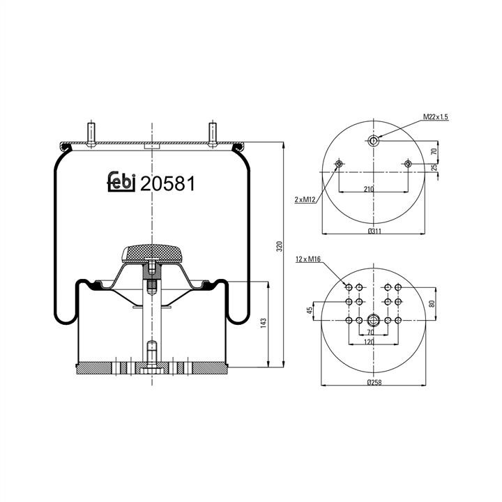 Buy febi 20581 at a low price in United Arab Emirates!