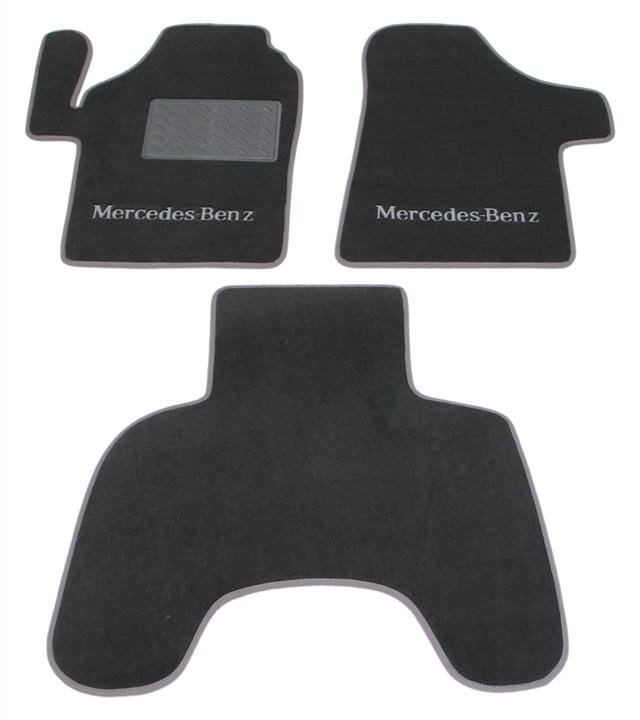 Sotra The carpets of the Sotra interior are two-layer Custom Classic gray for Mercedes-Benz Vito &#x2F; Viano (W638) (1 row) 1996-2003, set – price