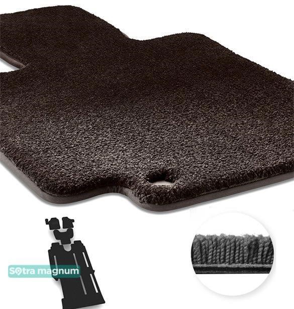 The carpets of the Sotra interior are two-layer Magnum black for Mercedes-Benz Vito &#x2F; Viano (W638) (1 row) 1996-2003, set Sotra 01449-MG15-BLACK