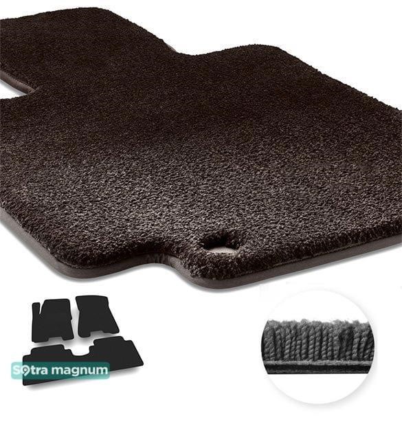 Sotra 01274-MG15-BLACK The carpets of the Sotra interior are two-layer Magnum black for Kia Sportage (mkII) 2004-2010, set 01274MG15BLACK