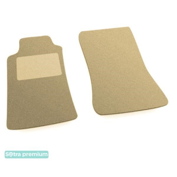 Sotra 02167-CH-BEIGE The carpets of the Sotra interior are two-layer Premium beige for Mazda MX-5 (mkII) 1998-2005, set 02167CHBEIGE