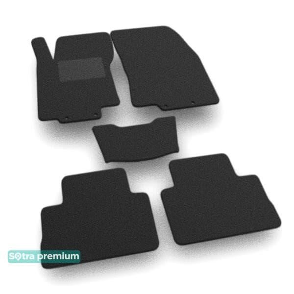 Sotra 05099-CH-BLACK The carpets of the Sotra interior are two-layer Premium black for Nissan Rogue Sport (mkI) 2017-, set 05099CHBLACK