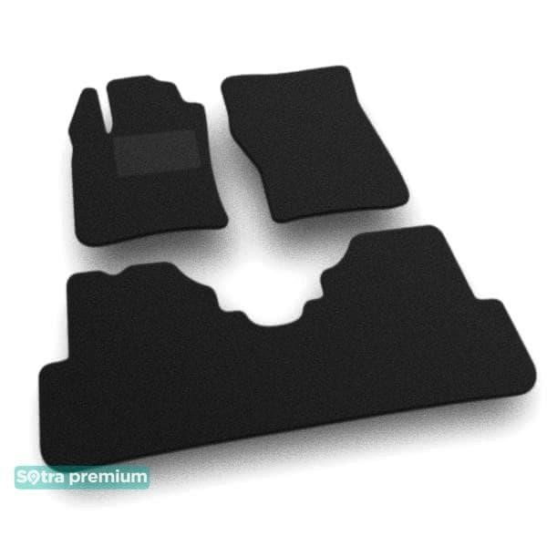 Sotra 05540-CH-BLACK The carpets of the Sotra interior are two-layer Premium black for Renault Scenic (mkI) 1996-2003, set 05540CHBLACK
