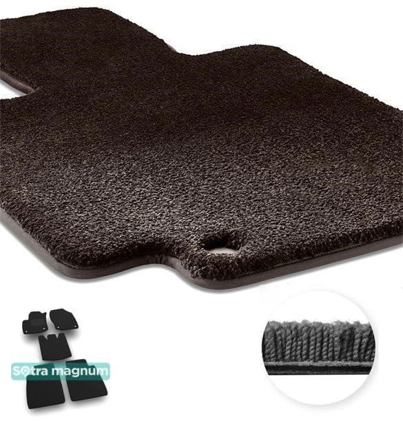 Sotra 05478-MG15-BLACK The carpets of the Sotra interior are two-layer Magnum black for Honda Civic (mkIX)(FK)(hatchback)(petrol) 2011-2017, set 05478MG15BLACK