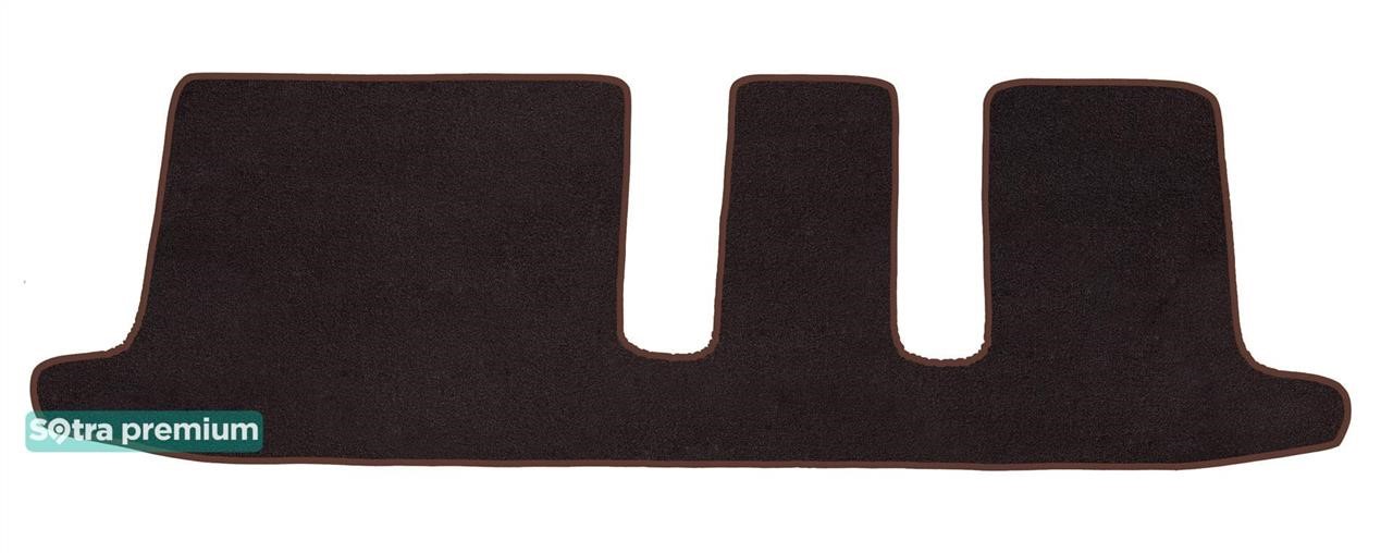 Sotra 05544-CH-CHOCO Sotra interior mat, two-layer Premium brown for Nissan Pathfinder (mkIV); Infiniti QX60 / JX (mkI) (3 row) 2013-2020 05544CHCHOCO