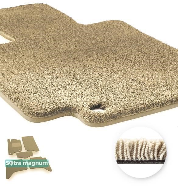 Sotra 05503-MG20-BEIGE The carpets of the Sotra interior are two-layer Magnum beige for Mitsubishi L200 (mkIV) (mounts at different levels) 2005-2015, set 05503MG20BEIGE