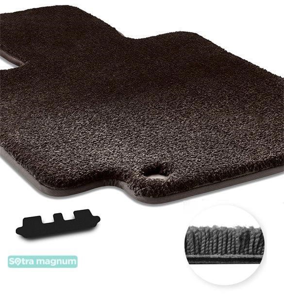 Sotra 05689-MG15-BLACK Sotra interior mat, two-layer Magnum black for Volvo XC90 (mkI) (3 row) 2002-2014 05689MG15BLACK