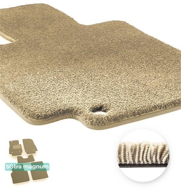 Sotra 05557-MG20-BEIGE The carpets of the Sotra interior are two-layer Magnum beige for Mazda CX-3 (mkI) 2015-2022, set 05557MG20BEIGE