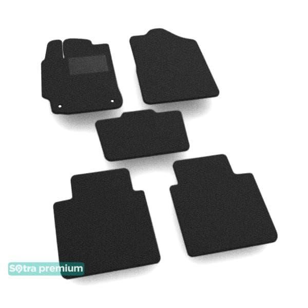 Sotra 05619-CH-BLACK The carpets of the Sotra interior are two-layer Premium black for Toyota Camry (mkVII)(XV55) 2014-2017 (USA), set 05619CHBLACK